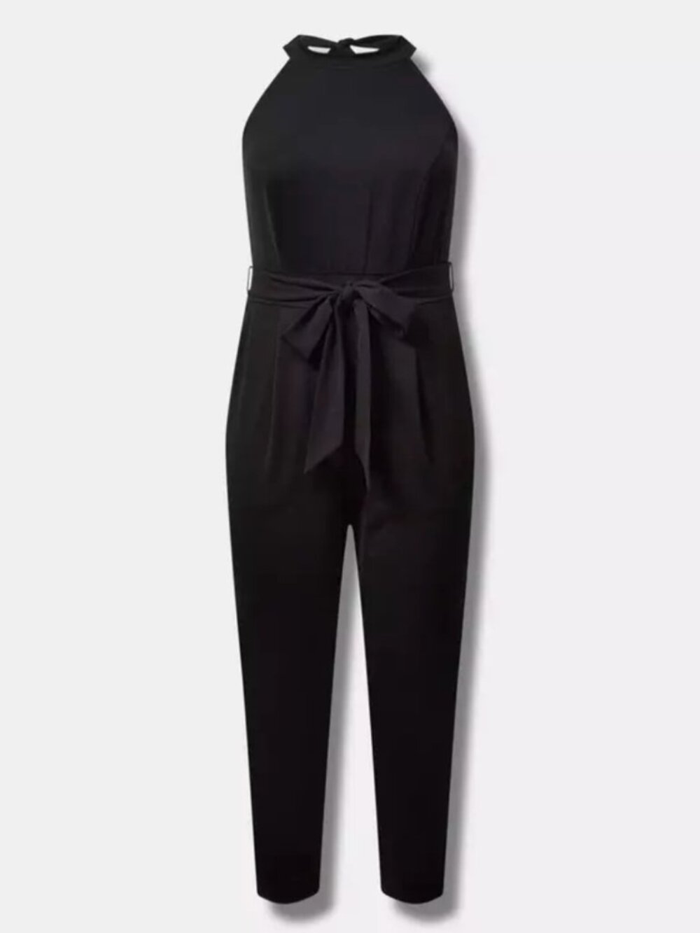 NWT Torrid Black Studio Luxe Ponte Jumpsuit - Size 0 (L/12)